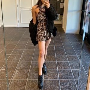 SEEK The Label Leopard Romper - Size XS